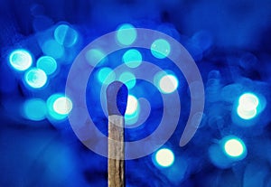 The unlighted matchstick