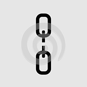 Unlink icon vector art