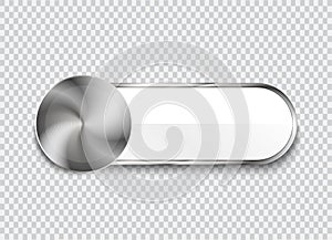 Unlock button isolated on transparent background.