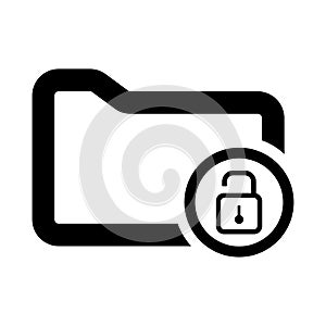 Unlock folder icon design