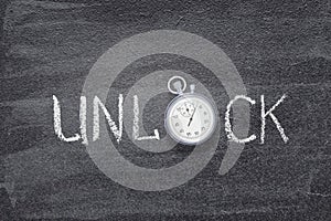 Unlock word watch