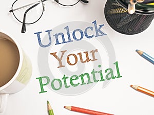 Unlock Your Potential, Motivational Inspirational Quotes