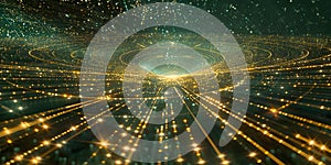 Unlocking Intelligence Secrets: Navigating a Digital Universe of Data Galaxies with AGI. Concept