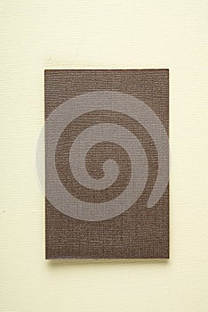 Unmarked brown card photo