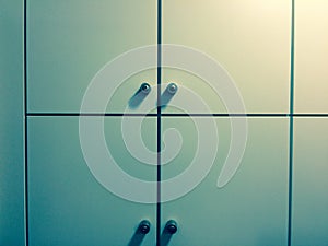 Unmarked Lockers