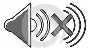 Unmute sound icon audio on and volume symbol Generative AI photo