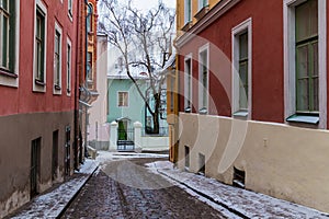 Unnamed alley in Tallinn Old Town