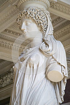 Unnamed sculpture at the Louvre Museum, Paris, France