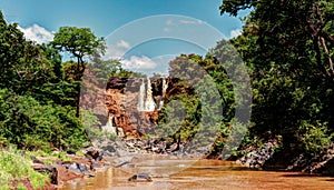 Unnamed waterfall in the Weito river