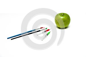 Unnatural injected apple