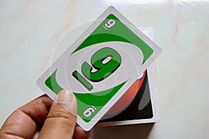 UNO game cards is a very fun game.