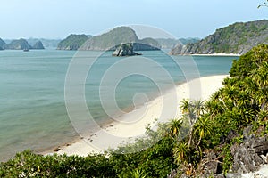 Unoccupied beach in Vietnam