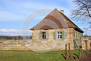 Unoccupied old house