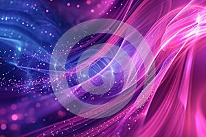 Unorthodox Abstract futuristic background. Generate Ai photo