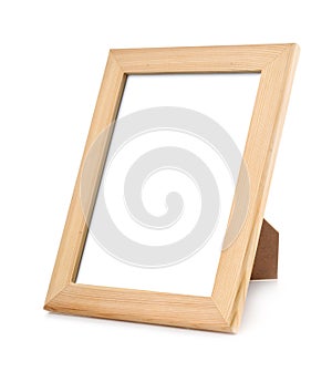 Unpainted wood pictures frame