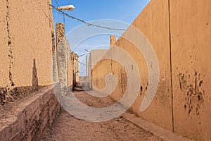 Unpaved side street in Tamegroute