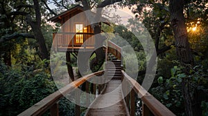 Unplug and disconnect from the hustle and bustle of daily life finding peace and serenity in the secluded treehouse
