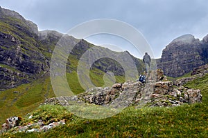 Unplugged, Man admiring the beauty of nature