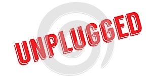 Unplugged rubber stamp