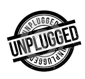 Unplugged rubber stamp