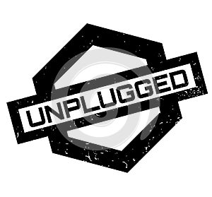 Unplugged rubber stamp