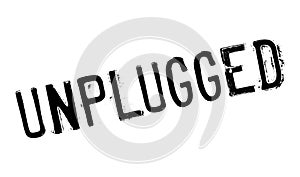 Unplugged rubber stamp