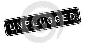 Unplugged rubber stamp