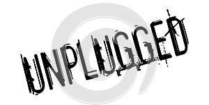 Unplugged rubber stamp