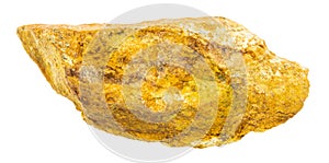 unpolished beaverite-(cu) mineral isolated