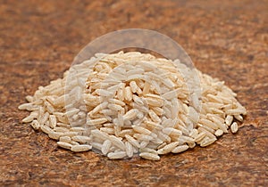 Unpolished rice seed