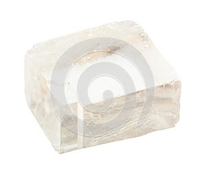 unpolished transparent iceland spar Calcite rock photo