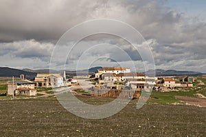 Unpopulated rural village of Fuentecardela in Pedro Martinez, Granada