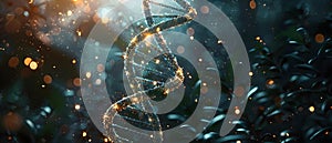 Unraveling the Elegance of DNA in Evolution\'s Symphony. Concept Genetic Code, Evolutionary Biology, photo