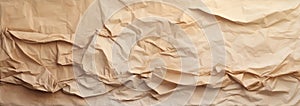 Unraveling Mystery: The Aesthetic Beauty of a Crumpled Brown Paper Texture