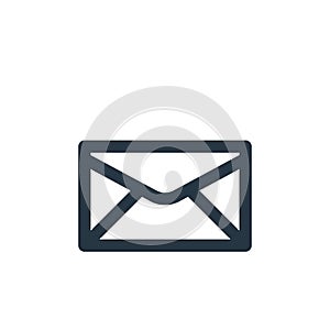 unread icon vector from email ui concept. Thin line illustration of unread editable stroke. unread linear sign for use on web and