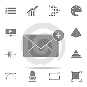 unread message icon. web icons universal set for web and mobile