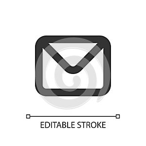 Unread message pixel perfect linear ui icon