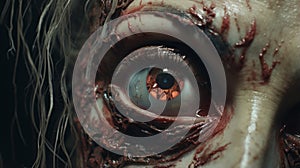 Unreal Engine 5 Zombie Eye: Detailed Closeup Of Weird Horror