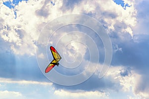 Unrecognized hangglider pilot flies o photo