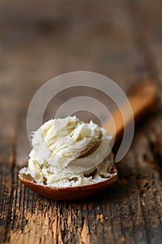 Unrefined shea butter photo