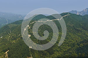 Unrestored section of the Great Wall of China, Zhuangdaokou, Beijing, China