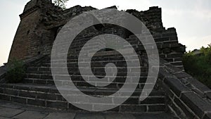 Unrestored section of the Great Wall of China, Zhuangdaokou, Beijing, China