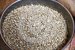 Unroasted Coffee Beans