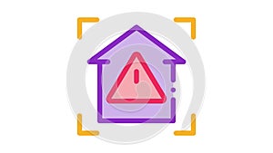 unsafe home detection Icon Animation