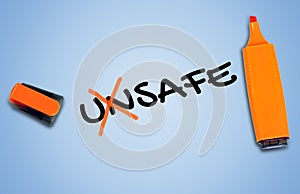 Unsafe word