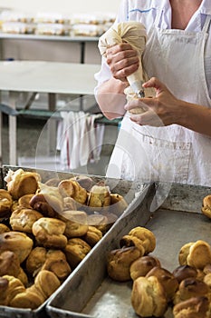 Unsanitary production of cookies