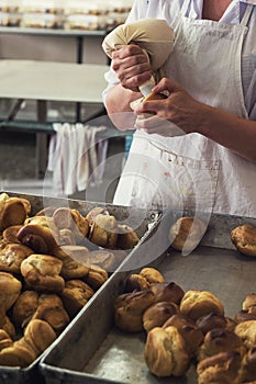 Unsanitary production of cookies