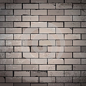 Unsaturated brick wall