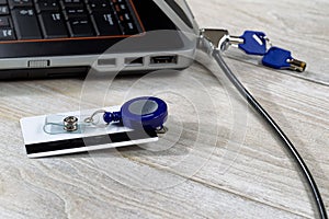 Unsecured Computer Access Card