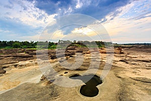 Unseen Thailand grand canyon sam pan bok at ubonratchathani